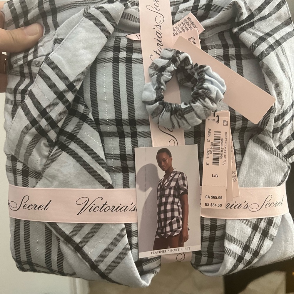 Victoria's Secret Plaid Flannel Pajama Set